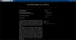 Desktop Screenshot of historiandoasartes.blogspot.com