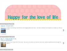 Tablet Screenshot of happyfortheloveoflife.blogspot.com