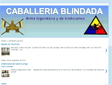 Tablet Screenshot of caballeriablindada.blogspot.com