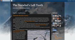 Desktop Screenshot of narwhalslefttooth.blogspot.com