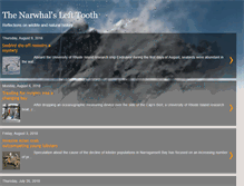 Tablet Screenshot of narwhalslefttooth.blogspot.com