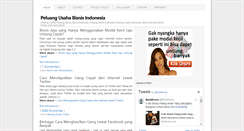 Desktop Screenshot of bisnisgajionline.blogspot.com