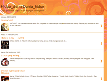 Tablet Screenshot of hidupduniaduniahidup.blogspot.com