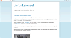Desktop Screenshot of disfunksioneel.blogspot.com