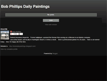 Tablet Screenshot of bobphillipsdailypaintings.blogspot.com