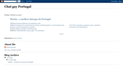 Desktop Screenshot of chatgayportugal.blogspot.com