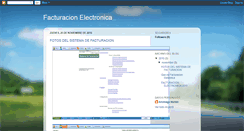 Desktop Screenshot of facturacionelectronica2011.blogspot.com