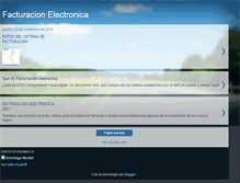 Tablet Screenshot of facturacionelectronica2011.blogspot.com