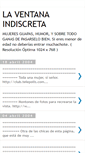 Mobile Screenshot of laventanaindiscreta.blogspot.com