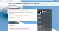 Desktop Screenshot of diariodeaula-fernanda.blogspot.com