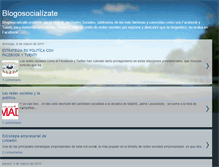 Tablet Screenshot of blogosocializate.blogspot.com