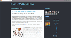 Desktop Screenshot of cycleloft.blogspot.com