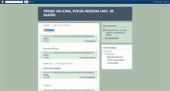 Desktop Screenshot of premionacionaldepoesiaindigenaudenar.blogspot.com