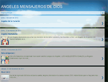 Tablet Screenshot of angelesnuestros.blogspot.com