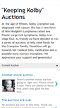 Mobile Screenshot of keepingkolbyauctions.blogspot.com