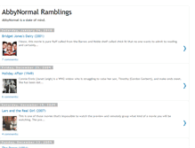 Tablet Screenshot of abbynormalramblings.blogspot.com