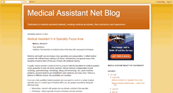 Desktop Screenshot of medicalassistantnet.blogspot.com