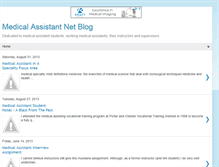 Tablet Screenshot of medicalassistantnet.blogspot.com