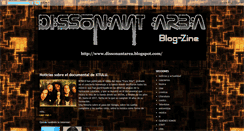 Desktop Screenshot of dissonantarea.blogspot.com