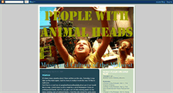 Desktop Screenshot of peoplewithanimalheads.blogspot.com