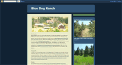 Desktop Screenshot of bluedogranch.blogspot.com