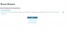 Tablet Screenshot of brunobresani.blogspot.com