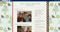 Desktop Screenshot of lakecountychristmasprogram.blogspot.com