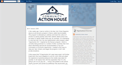 Desktop Screenshot of communityactionhouse.blogspot.com