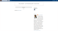 Desktop Screenshot of flightattendantblogs.blogspot.com