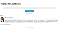 Tablet Screenshot of flightattendantblogs.blogspot.com