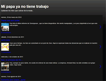 Tablet Screenshot of mipapayanotienetrabajo.blogspot.com