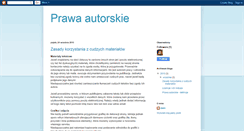 Desktop Screenshot of prawaautorskie-dwm.blogspot.com