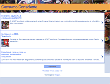 Tablet Screenshot of consumoconscientenascente.blogspot.com
