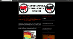 Desktop Screenshot of coordinadoraantifascistadesegovia.blogspot.com