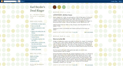 Desktop Screenshot of earlsnydersdeadringer.blogspot.com