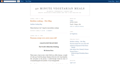 Desktop Screenshot of 40minutemeals.blogspot.com