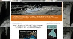 Desktop Screenshot of conservaciondecavidades.blogspot.com