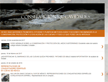 Tablet Screenshot of conservaciondecavidades.blogspot.com