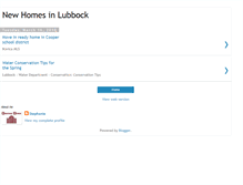 Tablet Screenshot of newhomesinlubbock.blogspot.com