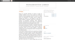 Desktop Screenshot of lospensamientoslibres.blogspot.com