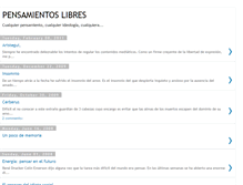 Tablet Screenshot of lospensamientoslibres.blogspot.com