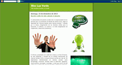 Desktop Screenshot of blocluzverde.blogspot.com