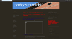 Desktop Screenshot of peabodyroundtable.blogspot.com