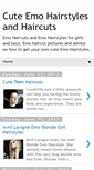 Mobile Screenshot of cute-emo-hairstyles.blogspot.com