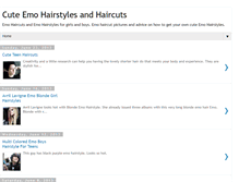 Tablet Screenshot of cute-emo-hairstyles.blogspot.com