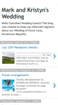 Mobile Screenshot of markandkristynswedding.blogspot.com