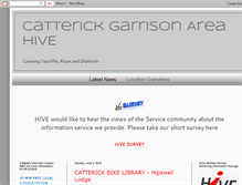 Tablet Screenshot of catterickhive.blogspot.com