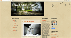 Desktop Screenshot of ontheplainpath.blogspot.com