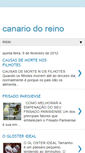 Mobile Screenshot of canariodoreino.blogspot.com