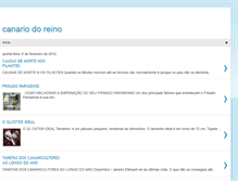 Tablet Screenshot of canariodoreino.blogspot.com